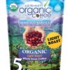 Subtle Earth Organic Coffee - Light Roast - Whole Bean Coffee - 100% Arabica Beans - Low Acidity and Non-GMO - 5lb bag
