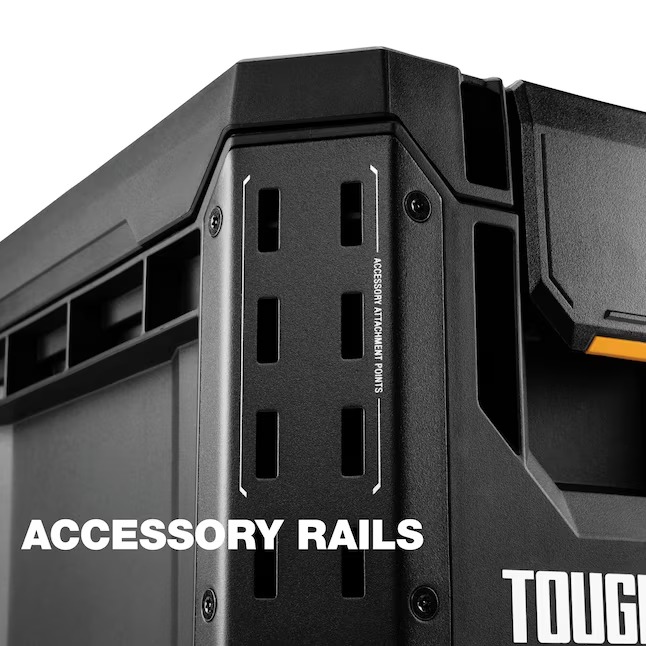 TOUGHBUILT TB-B1-B-60C STACKTECH Compact 10.4-in W x 13.5-in H x 16-in D Plastic Metal Tool Box5_11zon