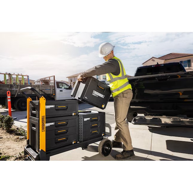TOUGHBUILT TB-B1-B-70 STACKTECH XL 21-in W x 15.6-in H x 16-in D Plastic Metal Tool Box18_11zon