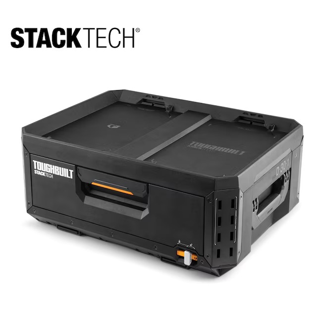 TOUGHBUILT TB-B1-D-30-1 STACKTECH 21-in W x 8.8-in H x 16-in D Plastic Metal Tool Box2_11zon