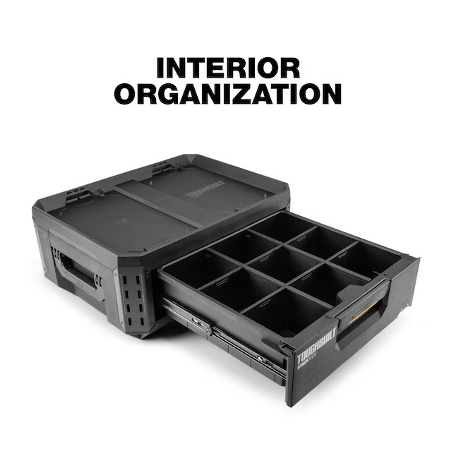 TOUGHBUILT TB-B1-D-30-1 STACKTECH 21-in W x 8.8-in H x 16-in D Plastic Metal Tool Box6_11zon