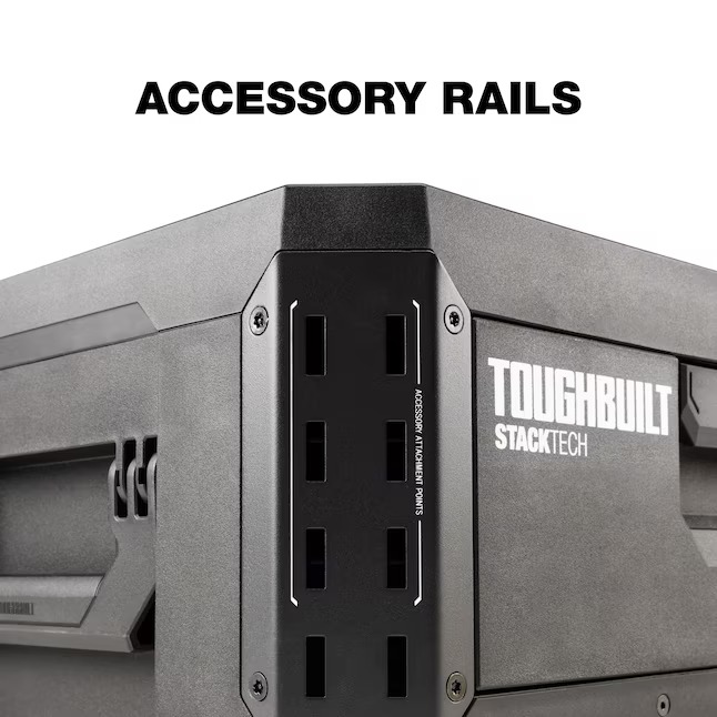 TOUGHBUILT TB-B1-D-30-1 STACKTECH 21-in W x 8.8-in H x 16-in D Plastic Metal Tool Box78_11zon