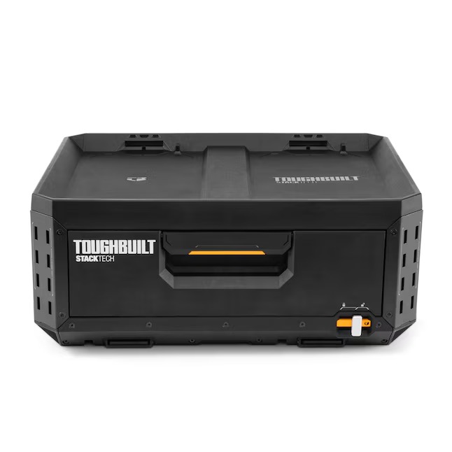 TOUGHBUILT TB-B1-D-30-1 STACKTECH 21-in W x 8.8-in H x 16-in D Plastic Metal Tool Box_11zon TOUGHBUILT TB-B1-D-30-1 STACKTECH 21-in W x 8.8-in H x 16-in D Plastic/Metal Tool Box