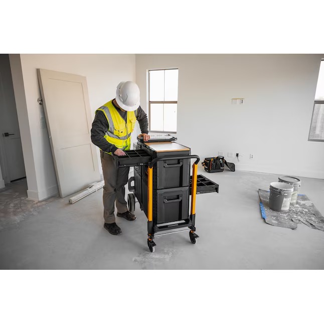TOUGHBUILT TB-B1-D-70-3 STACKTECH XL 21-in W x 15.6-in H x 16-in D 3 -Drawer Plastic Metal Tool Box19_11zon