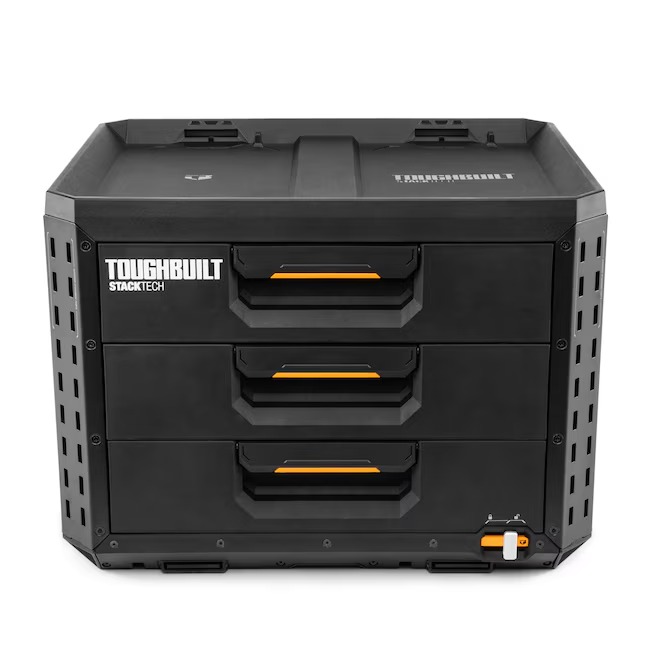 TOUGHBUILT TB-B1-D-70-3 STACKTECH XL 21-in W x 15.6-in H x 16-in D 3 -Drawer Plastic Metal Tool Box_11zon TOUGHBUILT TB-B1-D-70-3 STACKTECH XL 21-in W x 15.6-in H x 16-in D 3 -Drawer Plastic/Metal Tool Box