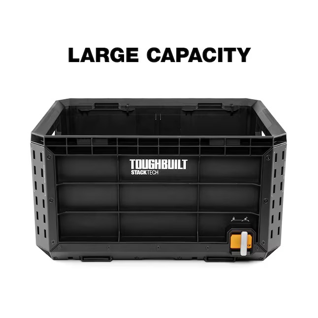 TOUGHBUILT TB-B1-X-50 STACKTECH Crate 21-in W x 11.4-in H x 16-in D Plastic Metal Tool Box5_11zon
