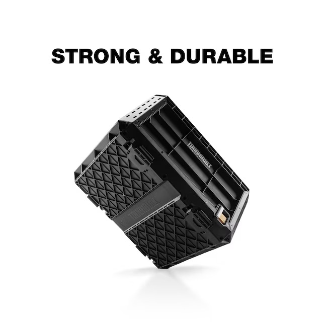 TOUGHBUILT TB-B1-X-50 STACKTECH Crate 21-in W x 11.4-in H x 16-in D Plastic Metal Tool Box7_11zon