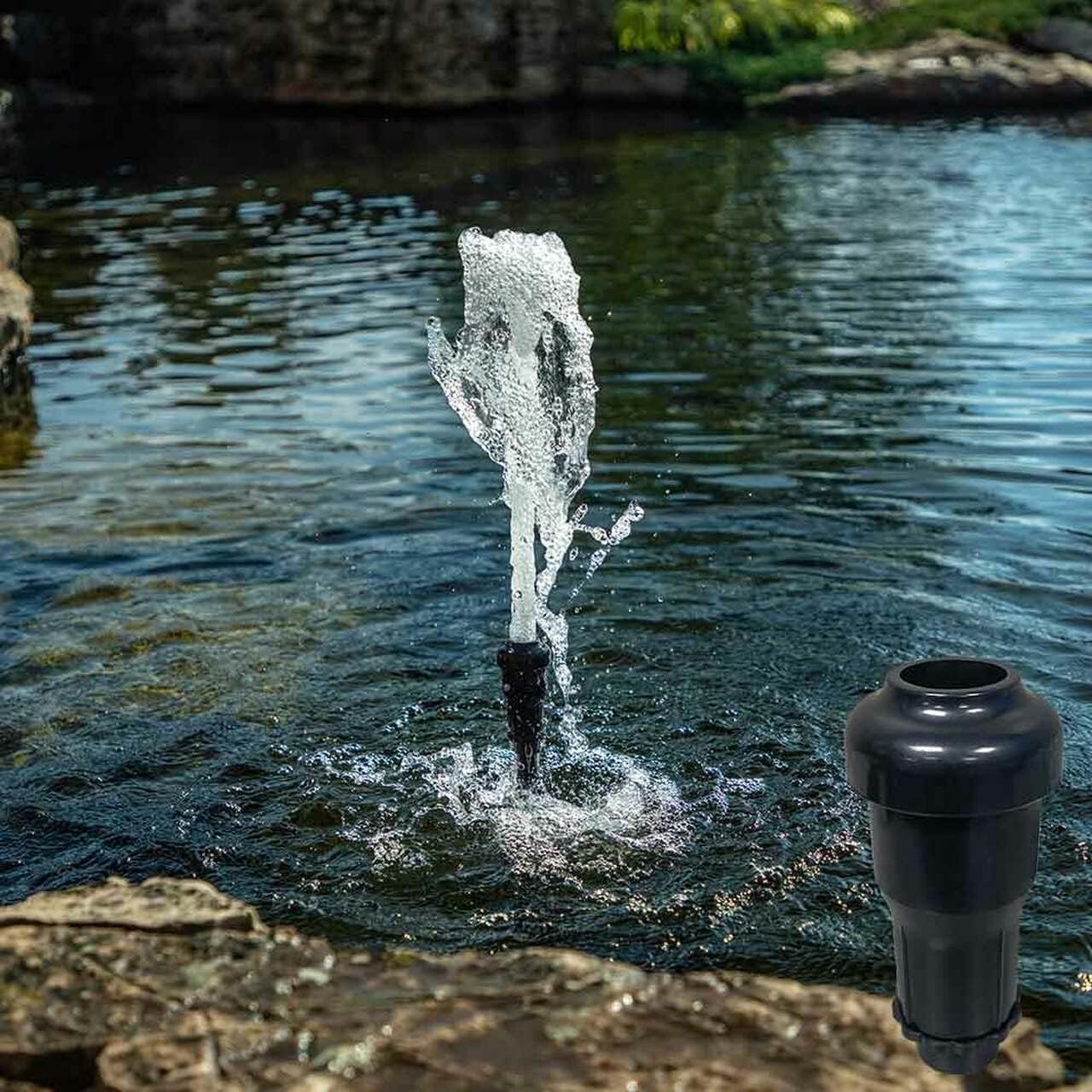 The Pond Guy MagFlo High-Efficiency Compact Pump for Small Water Gardens, Quiet Multi-Purpose System for Waterfalls, Fountains or Spitters, 1340 GPH6