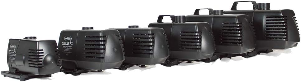 The Pond Guy MagFlo High-Efficiency Compact Pump for Small Water Gardens, Quiet Multi-Purpose System for Waterfalls, Fountains or Spitters, 460 GPH1