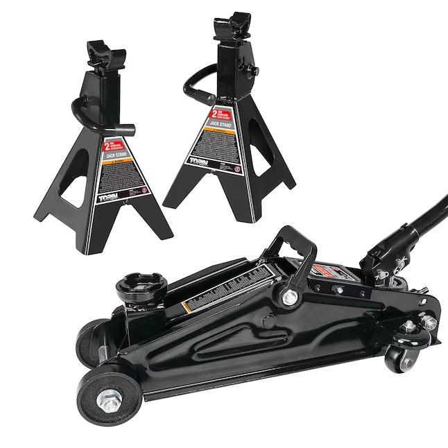 Torin T82001R Black 2-Ton Steel Manual hydraulic Floor jack6_11zon