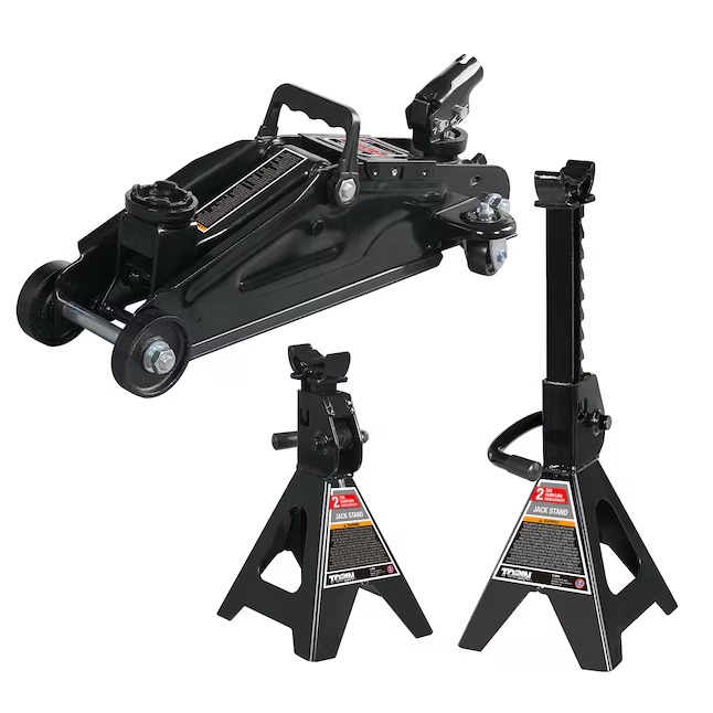 Torin T82001R Black 2-Ton Steel Manual hydraulic Floor jack8_11zon