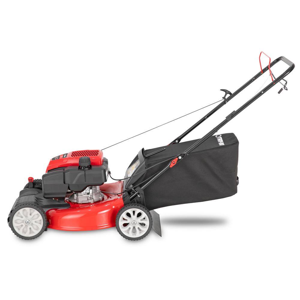 Troy-Bilt TB200 21 in. 163cc OHV Engine Front-Wheel Drive 2-in-1 Gas Walk Behind Lawn Mower with Tri-Action Cutting System9