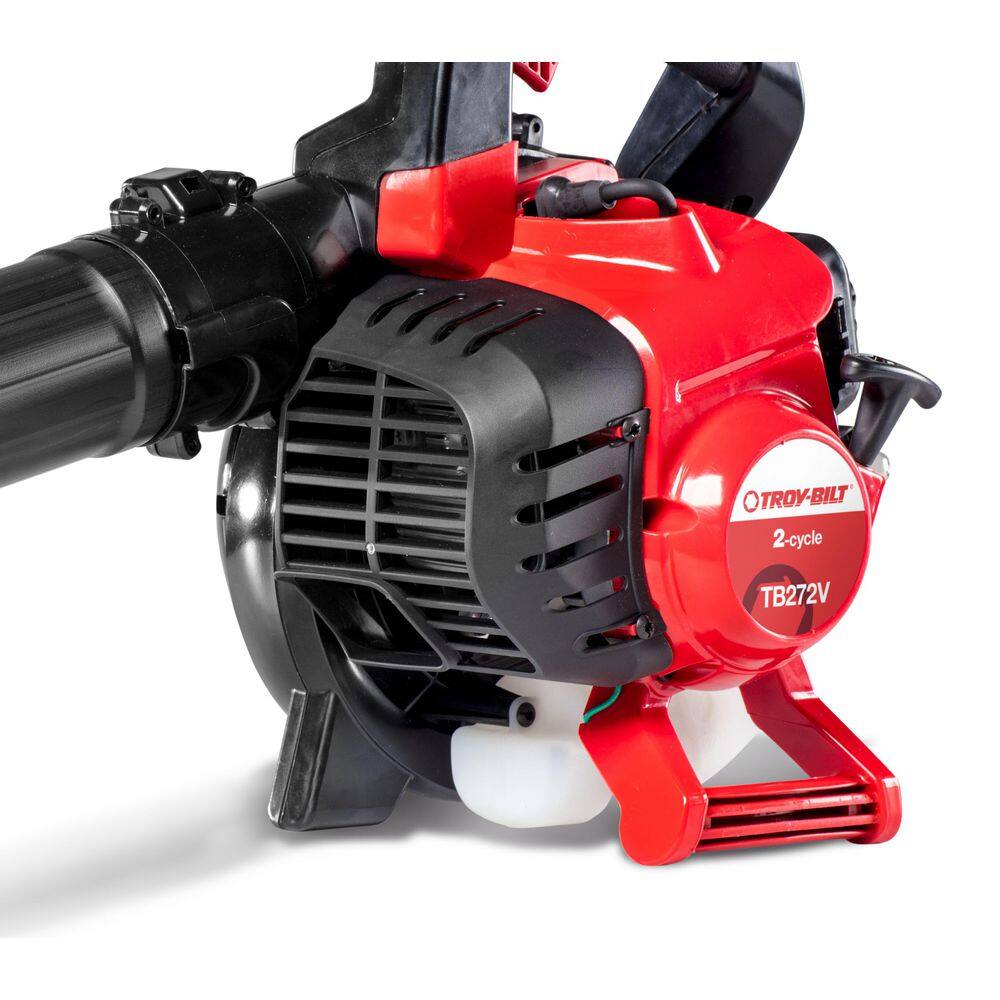 Troy-Bilt TB272V 150 MPH 450 CFM 27cc 2-Cycle Full-Crank Engine Gas Leaf Blower with Vacuum Kit Included7