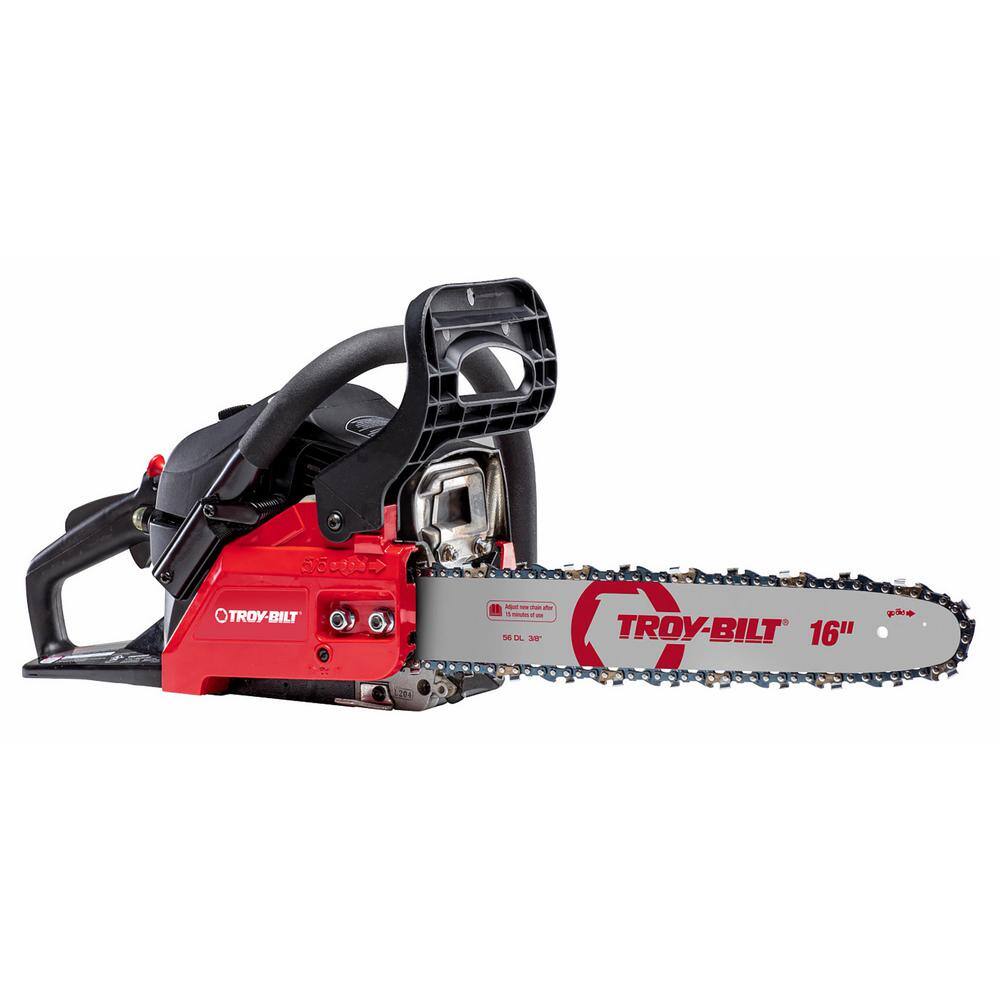 Troy-Bilt TB4216 16 in. 42 cc 2-Cycle Lightweight Gas Chainsaw with Automatic Chain Oiler5