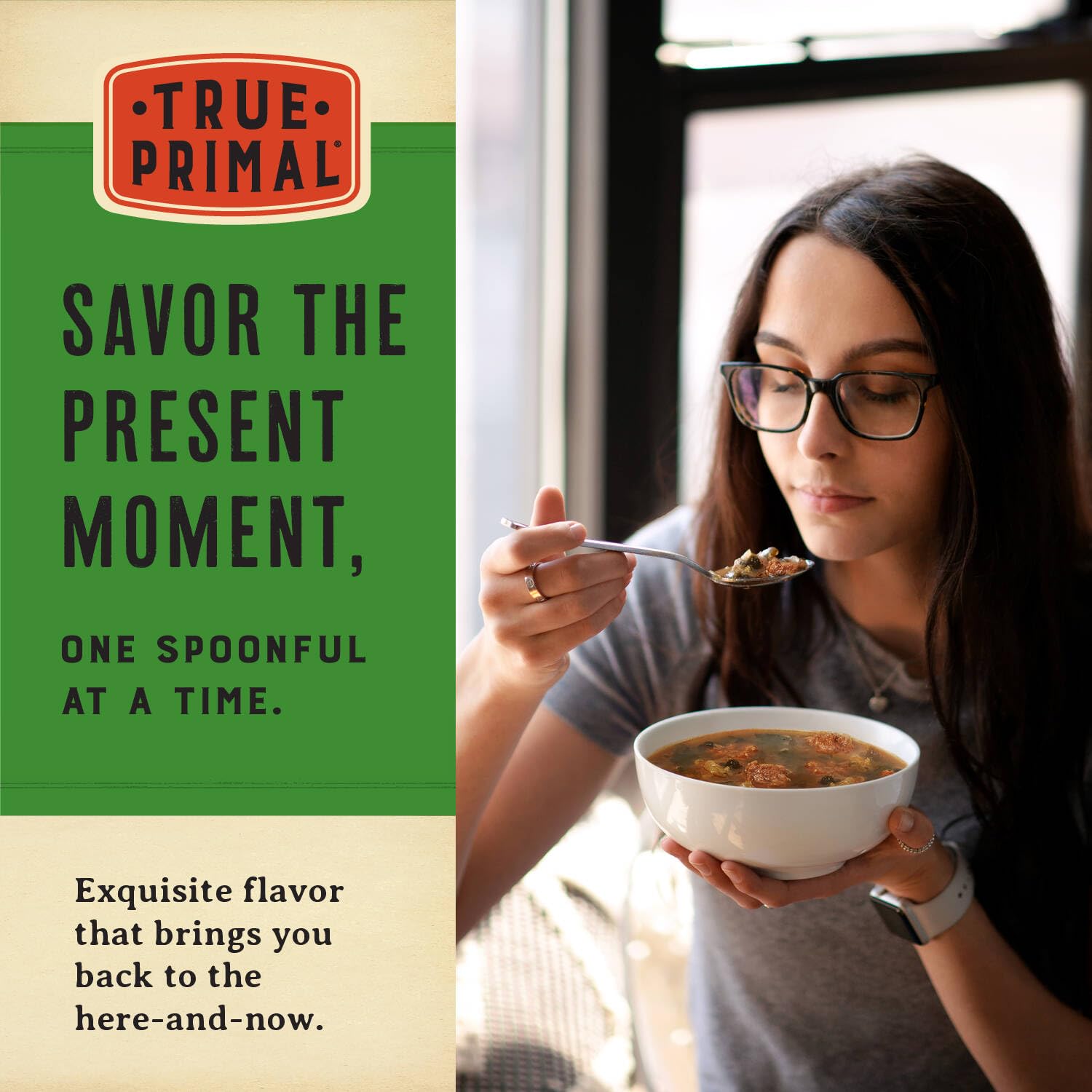True Primal Southwest-Style Chicken Soup 8-pack, Ready to eat, Bone broth, Gluten free, Paleo, Pastured chicken, Whole304