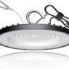 UFO Led High Bay Light 200W(800W MH/HPS Equiv.), 30000lm, 4000K Daylight High Bay Led Light with 5' Cable US Hook, IP65 Waterproof Commercial Light Fixture for Warehouse Workshop Barn Factory