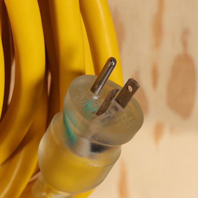 Utilitech 0112 Pro Extension Cord 50-ft 10 3 3 Prong Yellow Outdoor SJTW Heavy Duty Lighted Extension Cord1_11zon