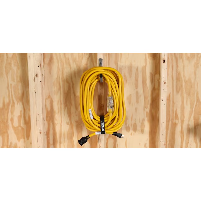 Utilitech 0112 Pro Extension Cord 50-ft 10 3 3 Prong Yellow Outdoor SJTW Heavy Duty Lighted Extension Cord3_11zon
