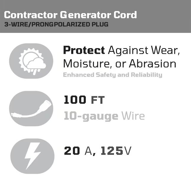 Utilitech Pro 0106 Extension Cord 100-ft 10 3 3 Prong Yellow Outdoor SJTW Heavy Duty Lighted Extension Cord0_11zon