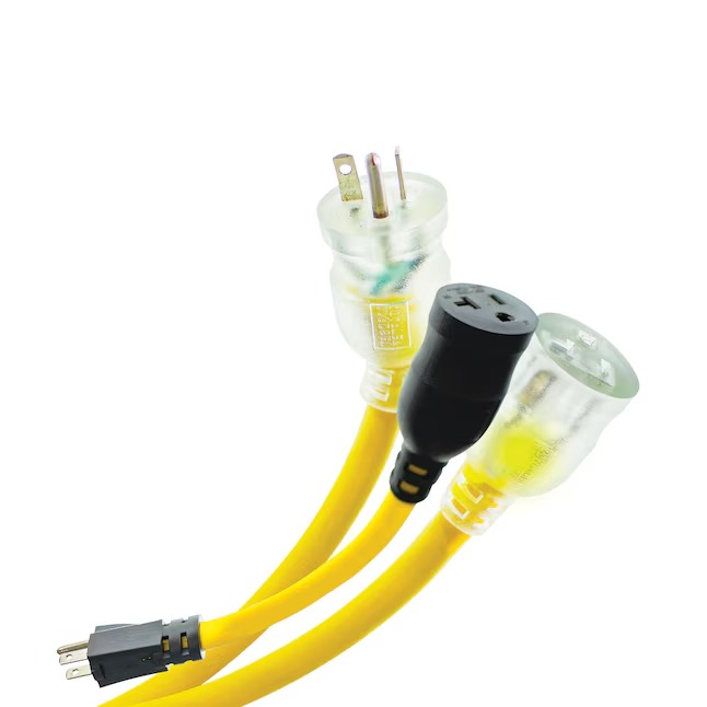 Utilitech Pro 0106 Extension Cord 100-ft 10 3 3 Prong Yellow Outdoor SJTW Heavy Duty Lighted Extension Cord9_11zon