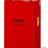 VEVOR Fuel Caddy 35 Gallon, Gas Storage Tank on 4 Wheels, with Manual Transfer Pump, Gasoline Diesel Fuel Container for Cars, Lawn Mowers, ATVs, Boats & More, Red
