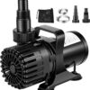 VIVOHOME 120W 2700GPH Submersible Water Pump with 180° Adjustable Water Outlet, 15.1ft High Lift for Waterfall Fountains Fish Tank Pond