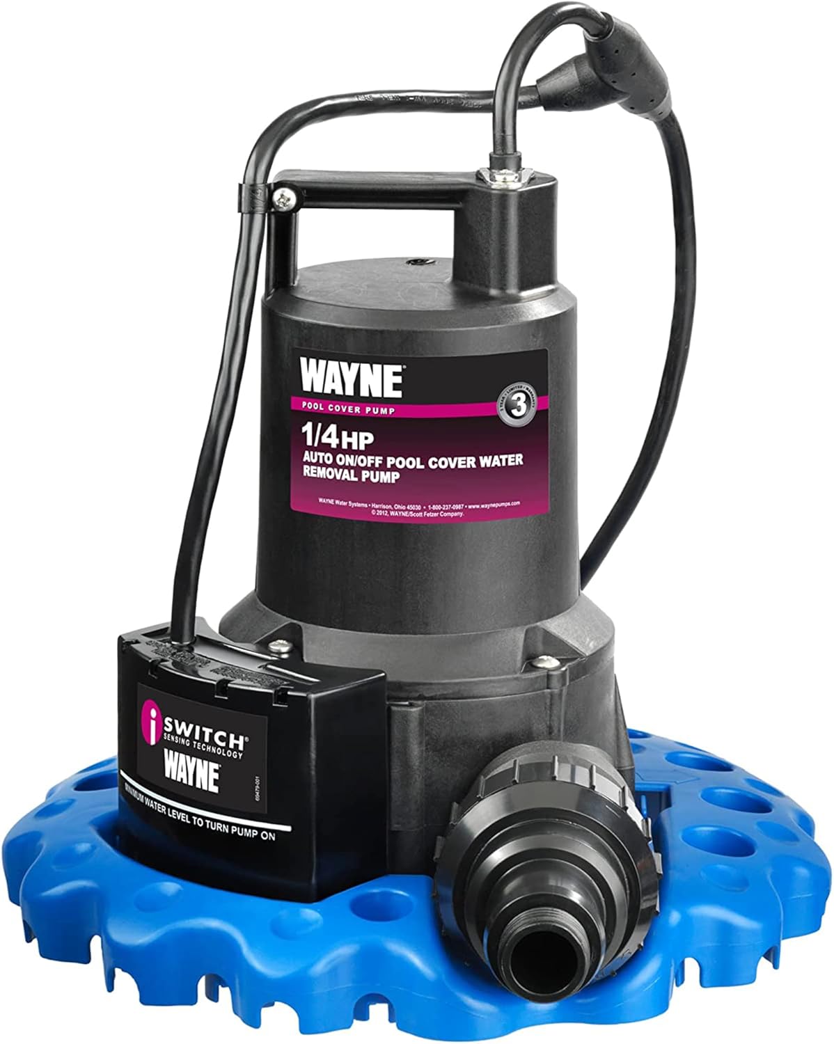 Wayne 57729-WYNP Pool Pumps 50 Clog Resistant Plug-in Pool Cover Pump Wayne 57729-WYNP Pool Pumps 50 Clog Resistant Plug-in Pool Cover Pump