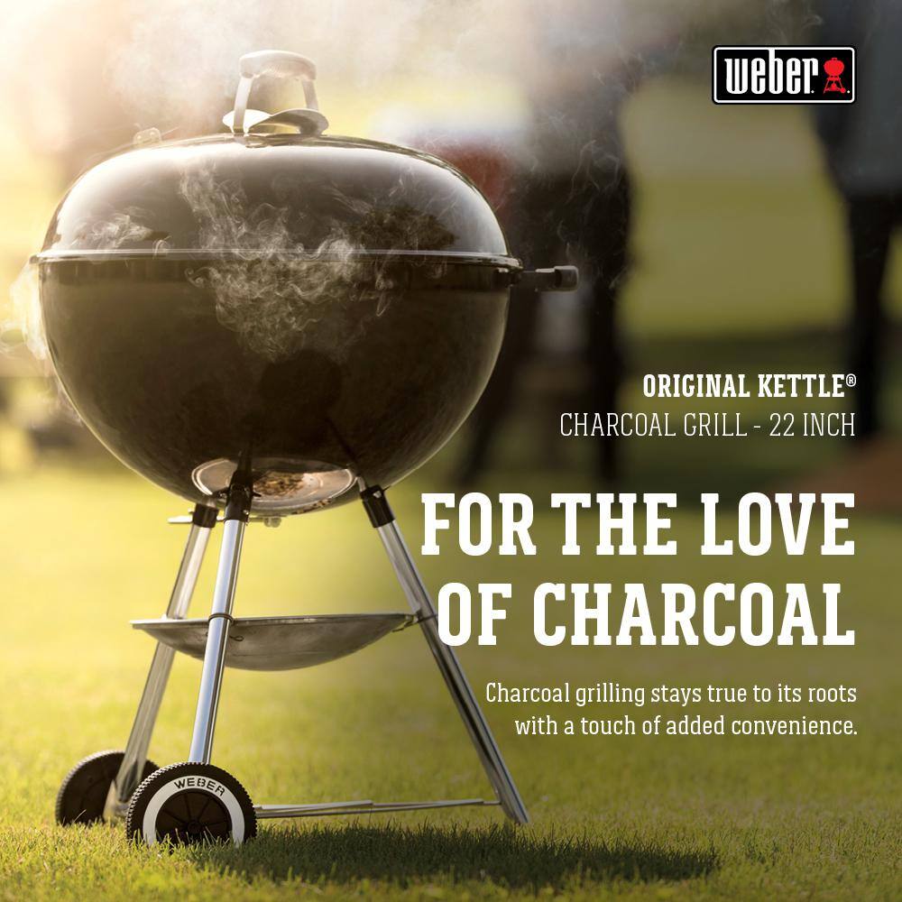 Weber 741001 Original Kettle 22 in. Charcoal Grill in Black9