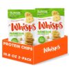 Whisps Cheese Crisps Parmesan Cheese | Protein Chips | Healthy Snacks | Protein Snacks, Gluten Free, High Protein, Low Carb Keto Food (10.8 Oz, 2 Pack)