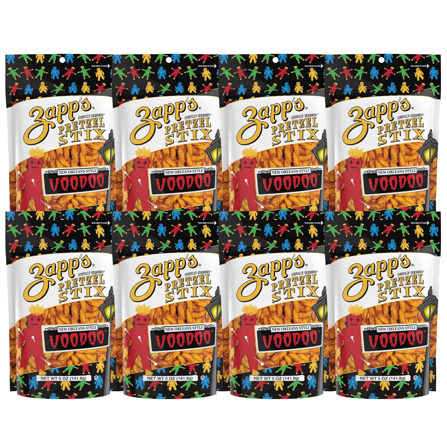 Zapp’s Voodoo Pretzel Stix pack of 8-5 oz bags Zapp’s Voodoo Pretzel Stix pack of 8-5 oz bags