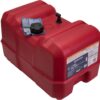 attwood 8812LP2 EPA and CARB Certified 12-Gallon Portable Marine Boat Fuel Tank, Red