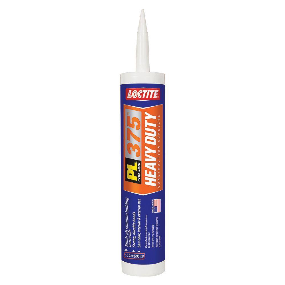 10 fl. oz. PL 375 Heavy-Duty Construction Adhesive (12-Pack) Loctite 1964642 10 fl. oz. PL 375 Heavy-Duty Construction Adhesive (12-Pack)