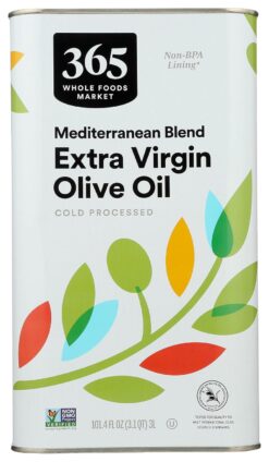 365 by Whole Foods Market, Extra Virgin Mediterranean Olive Oil, 101.4 Fl Oz