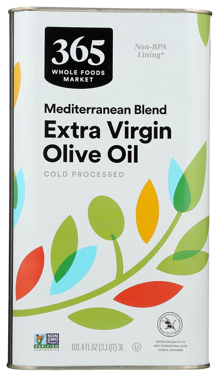 365 by Whole Foods Market, Extra Virgin Mediterranean Olive Oil, 101.4 Fl Oz1