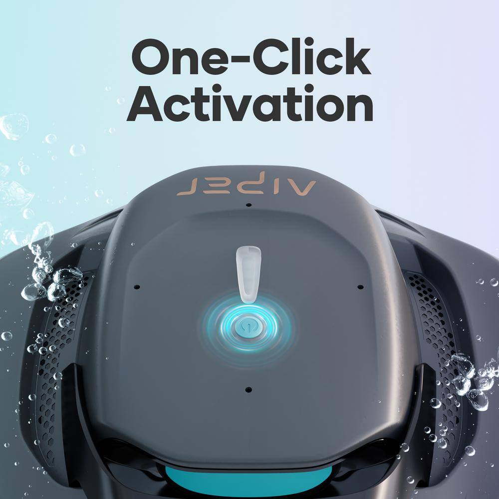 AIPER SG 800B Cordless Robotic Pool Vacuum - Automatic Pool Vacuum for Flat Above Ground Pools up to 860 sq. ft. Gray4
