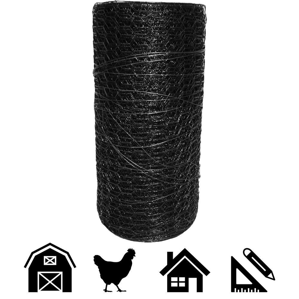 Acorn International PNVC136150 1 in. x 3 ft. x 150 ft. Vinyl Coated Poultry Netting3