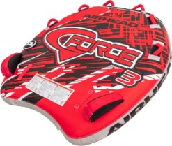 Airhead G-Force Inflatable Towable Tube | 2-4 Rider Models | Dual Tow Points | Full Nylon Cover | Kwik-Connect | Patented Speed Valve | Boat Tubes and Towables