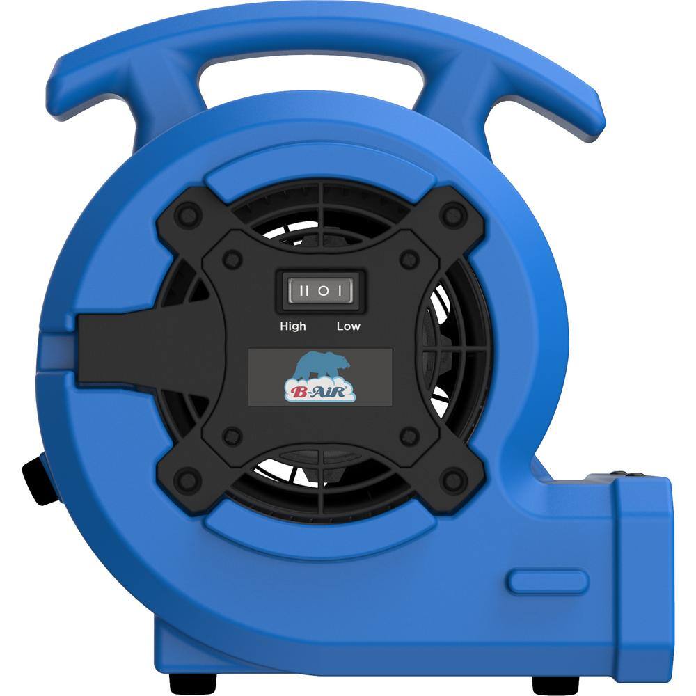 B-Air BA-VP-15-BL 1 8 HP Air Mover Carpet Dryer Floor Blower Fan for Home Use in Blue6