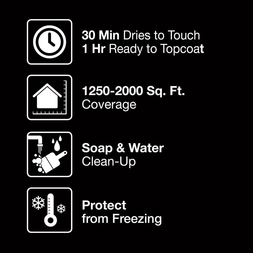 BEHR 07305 5 Gal. White Acrylic Interior Drywall Plus Primer and Sealer11