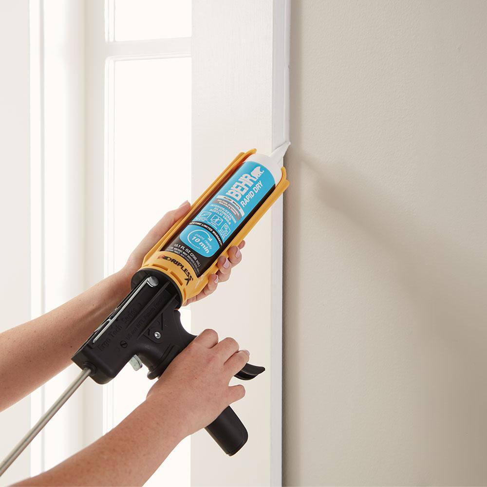 BEHR BC2011CS Rapid Dry 10.1 fl. oz. White Siliconized Acrylic Latex Caulk (12-pack)3