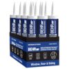 BEHR BS4011CS Weatherstrong 9.5 fl. oz. White Interior/Exterior Window and Door Advanced Hybrid Polymer Sealant (12-Pack)