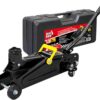 BIG RED AT820014SB Torin Hydraulic Trolly Service/Floor Jack with Blow Mold Carrying Storage Case, 1.5 Ton (3,000 lb) Capacity, Black
