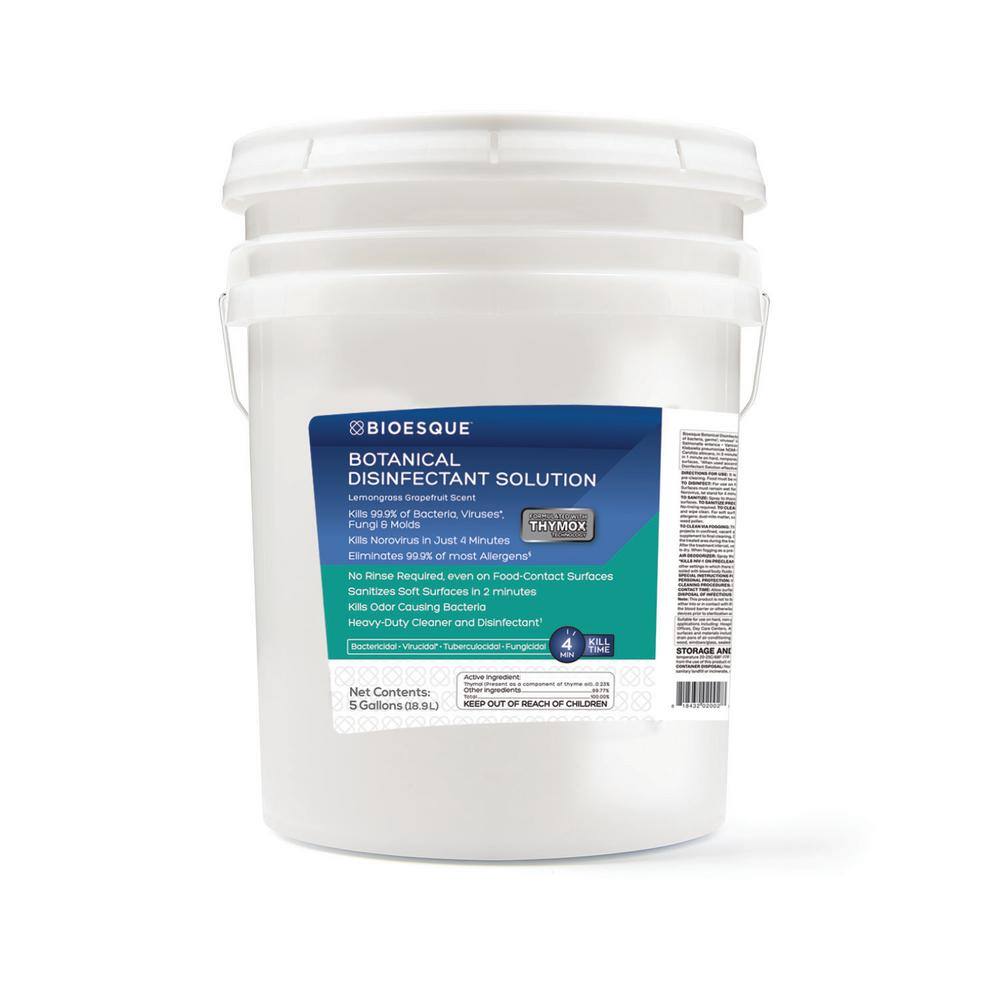 BIOESQUE BBDS5G 5 Gal. Botanical Disinfectant Solution Pail BIOESQUE BBDS5G 5 Gal. Botanical Disinfectant Solution Pail