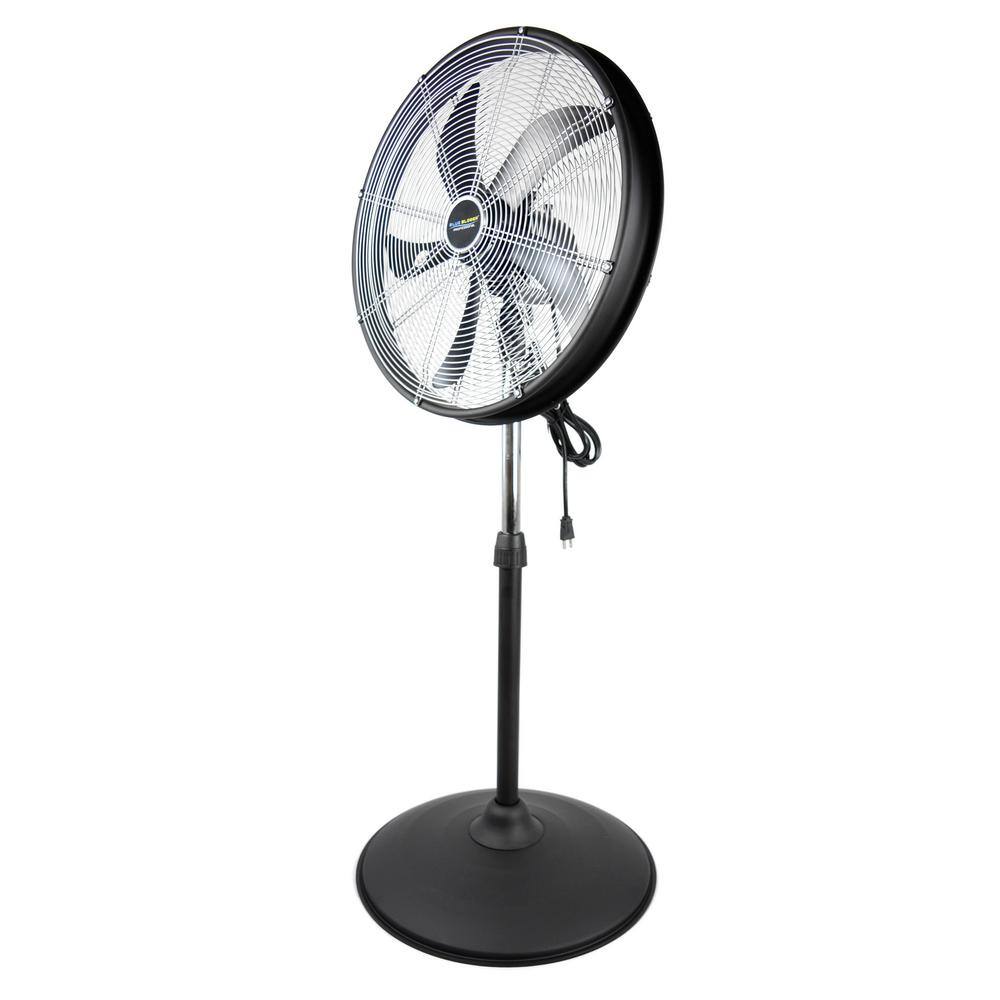 BLUE BLOWER PROFESSIONAL HVOSF-20S Adjustable-Height 20 in. Oscillating Pedestal Fan2