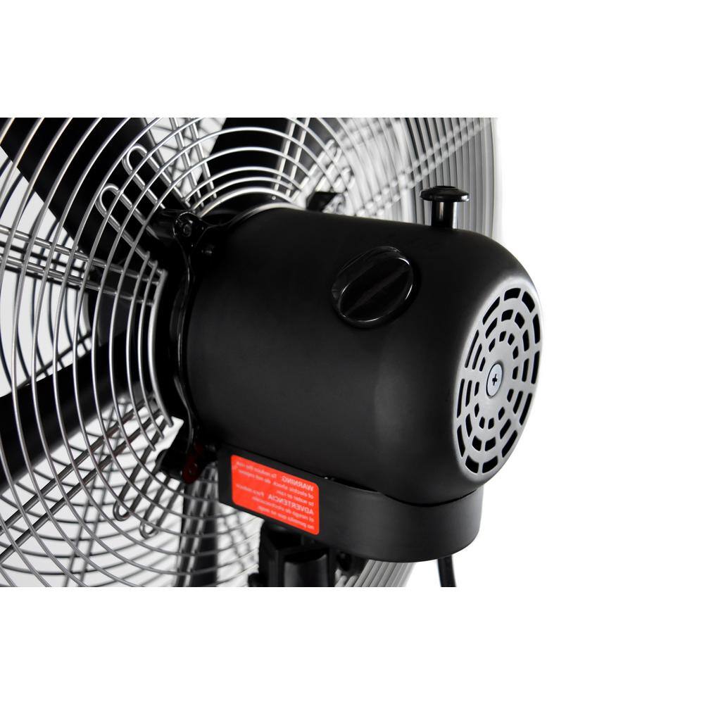 BLUE BLOWER PROFESSIONAL HVOSF-20S Adjustable-Height 20 in. Oscillating Pedestal Fan5