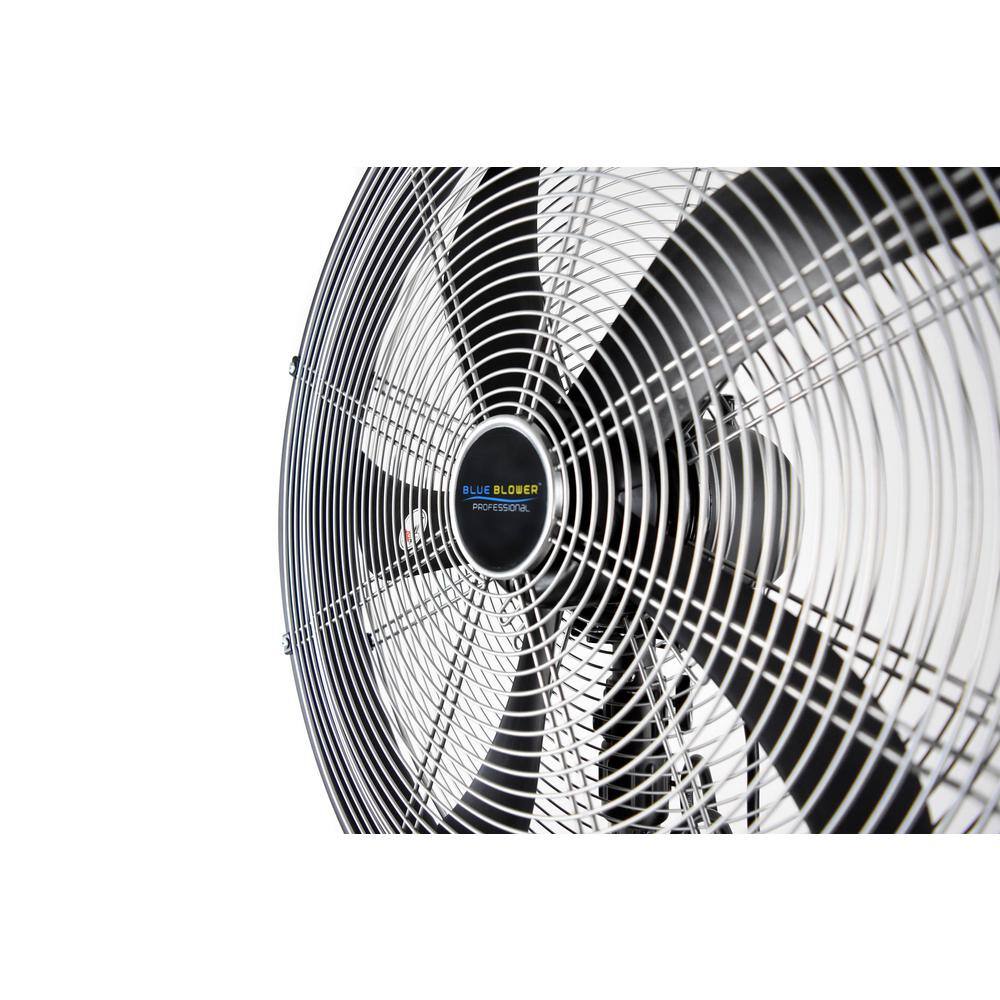 BLUE BLOWER PROFESSIONAL HVOSF-20S Adjustable-Height 20 in. Oscillating Pedestal Fan6