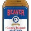 Beaver Coney Island Hot Dog Mustard, 12.5 Ounce Squeeze Bottle (Pack of 6)