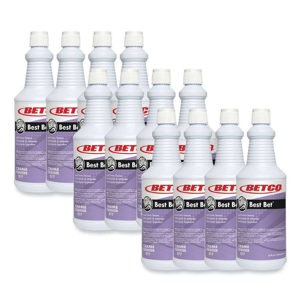 Betco BET771200 32 oz. Best Bet Liquid Creme Mint All-Purpose Cleaner, Bottle (12-Pack)6