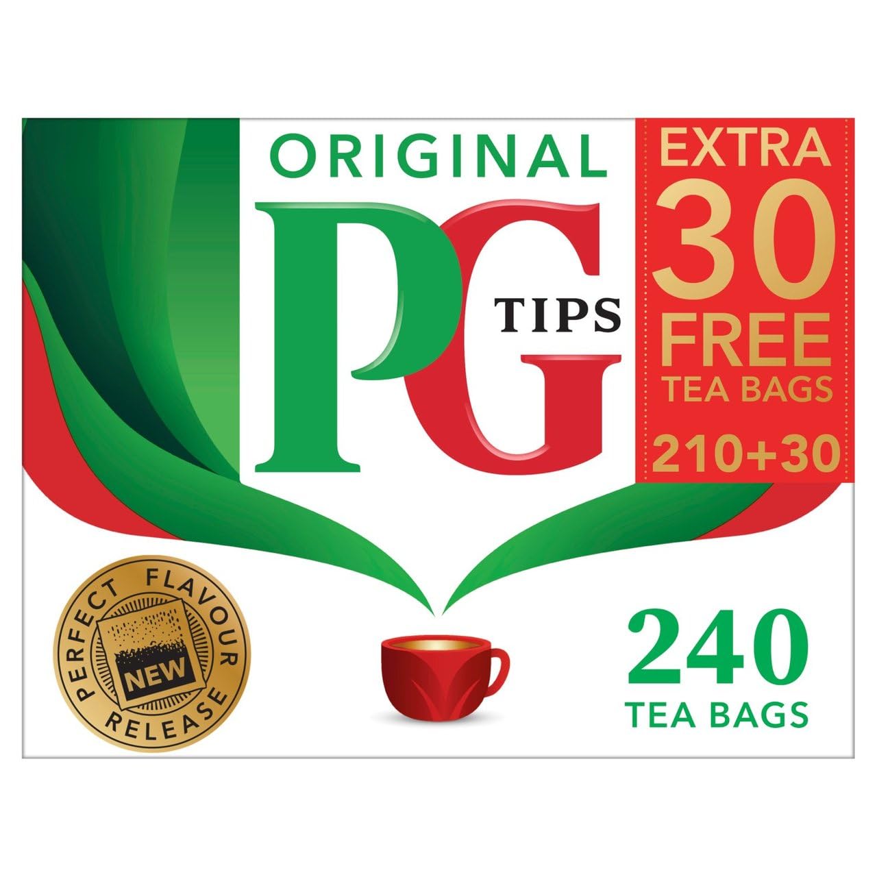 Black Tea, Non - Pyramid Tea Bags, 240-Count Box (Pack of 2)2