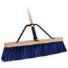 Bon Tool 24 in. Stiff Bristle Paver Push Broom with 5 ft. Handle